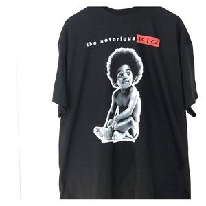 Black Notorious  Biggie Smalls T-Shirt